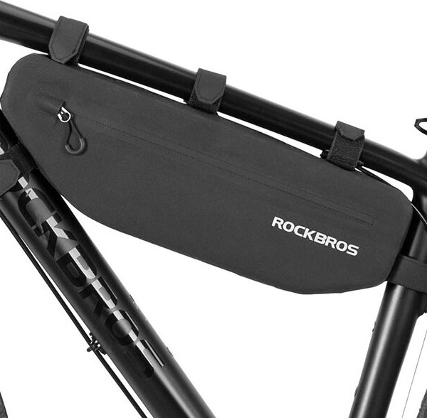 Rockbros AS-043 Fahrradtasche 3l – Schwarz mit Klett E-713