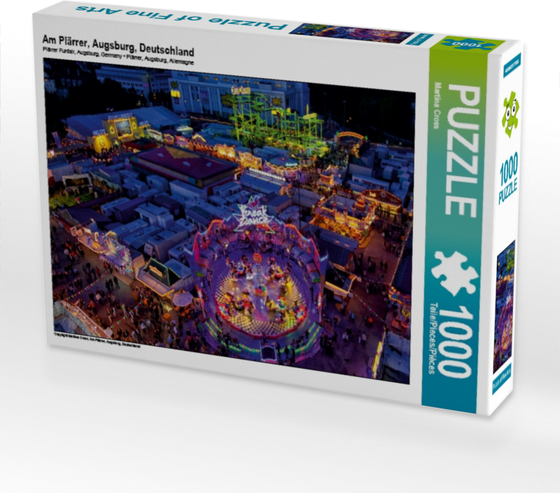 Calvendo Am Plärrer, Augsburg, Deutschland 1000 Teile Puzzle quer 640x480mm, Cross Martina; 7295199