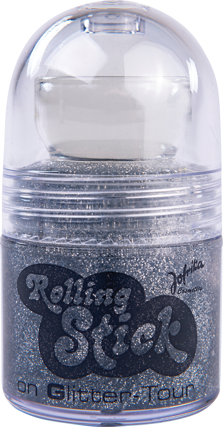 Jofrika 700550 Rolling Stick Glitzerroller Glitter-Gel, silber (21 ml) PXP700550