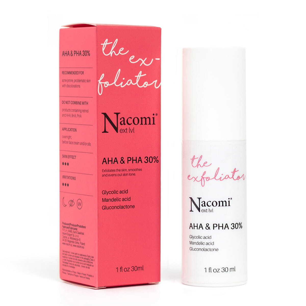 Nacomi AHA & PHA Fruchtsäurepeeling 30%, 30 ml