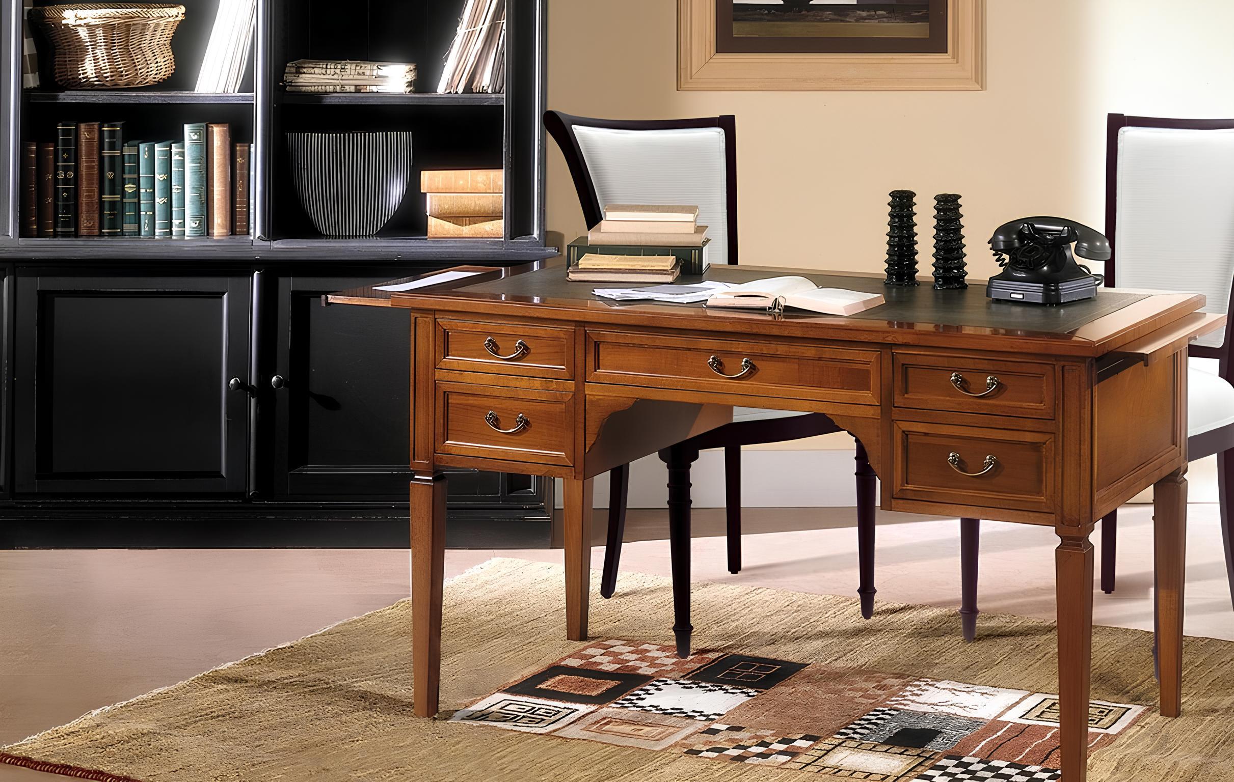 AEA Schreibtisch mit Schubladen Schreibtisch Design Holzschreibtisch Schreibtische JVM4069424471403