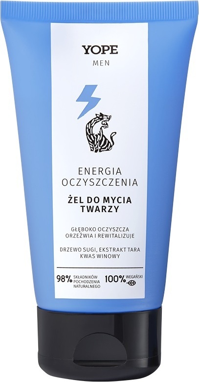 Yope Men Wood el do mycia twarzy dla mczyzn, 150ml