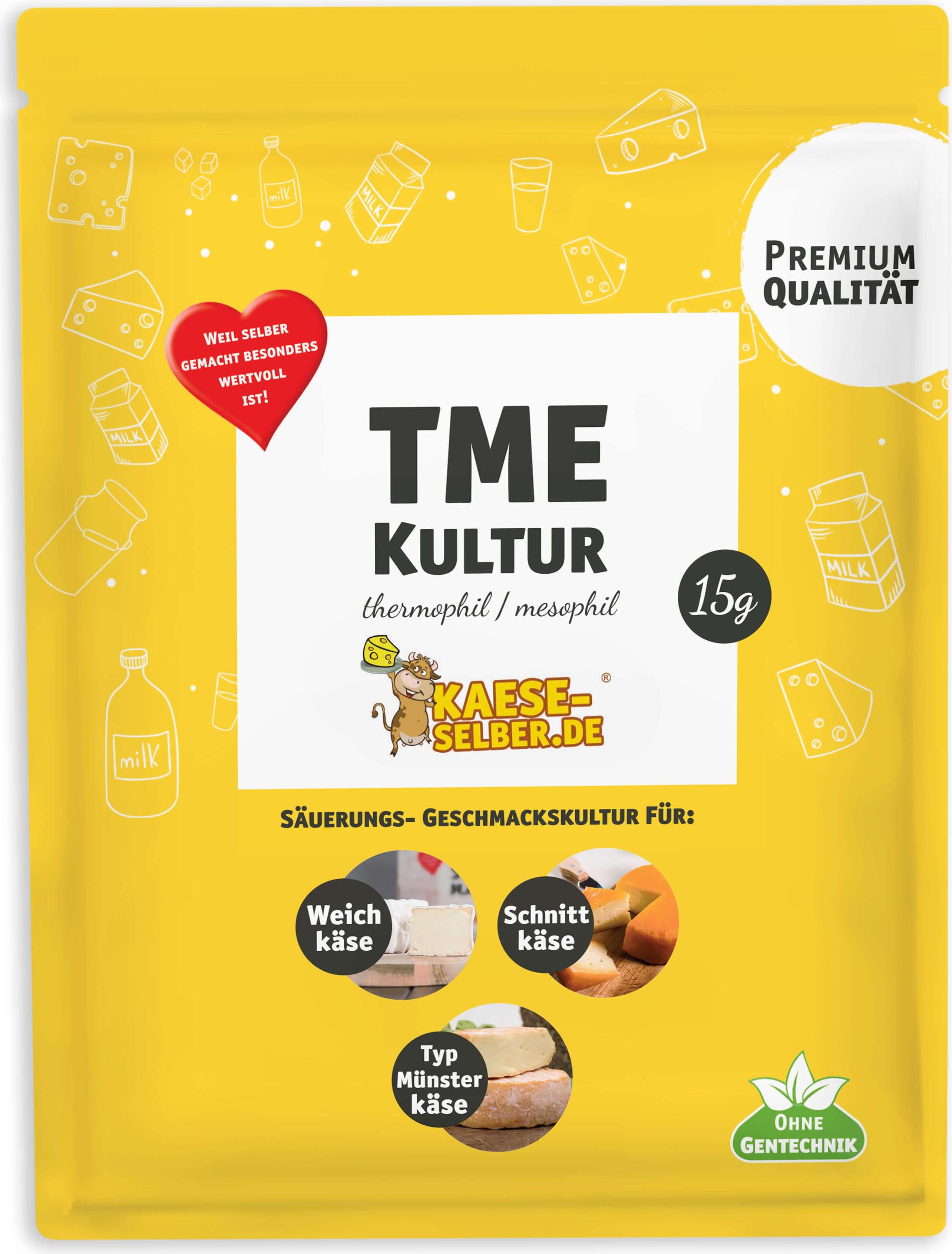 KAESE SELBER TME Mischkultur mesophil/thermophil für Weichkäse