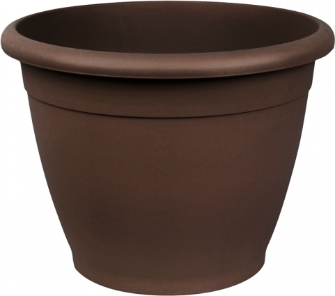vaso da giardino rotondo naxos color bronzo
