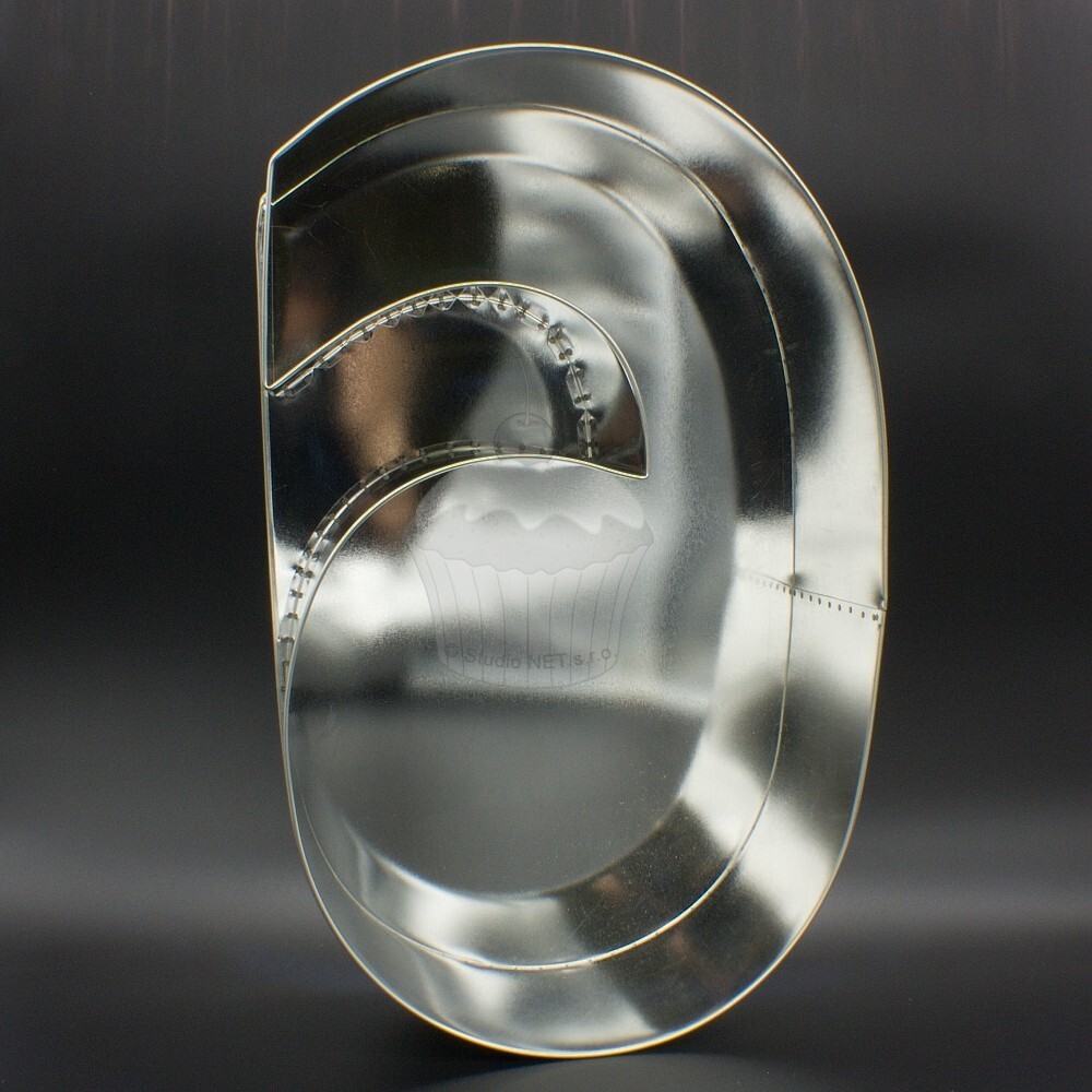 Backform - Nummer 6/9 Felcman Material:: Metal, Farbe:: Silber, Geschirrspülmaschine:: Nein 276