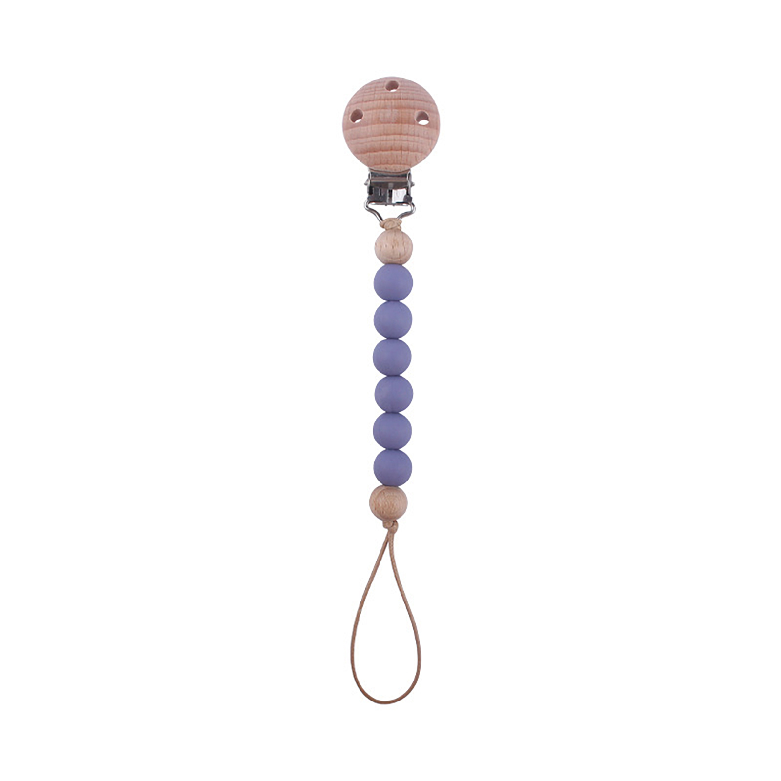 Bremen Baby-Schnullerclip, Silikonperlen, Lebensmittelqualität, BPA-frei, sichere Buche, Anti-Verlust-Beißspielzeug, Säuglings-Schnuller, Schnullerhalterkette, Babybedarf 3611677