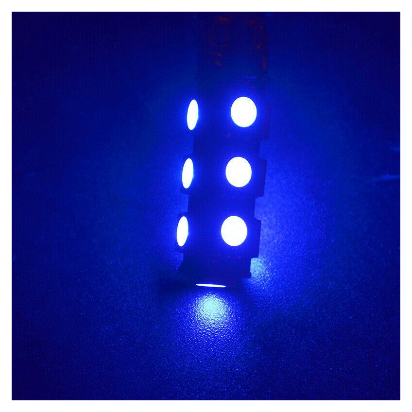 PROMOLINK LED-Diodenlampen für Standlicht, T10 W5W, 13 SMD, 12V, Blau, CANbus – fehlerfrei (keine Fehlermeldungen) KRU120
