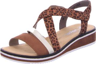 Rieker Damen Sandalen in Braun – stilvoll, luftig und bequem für den Alltag S24-0306778