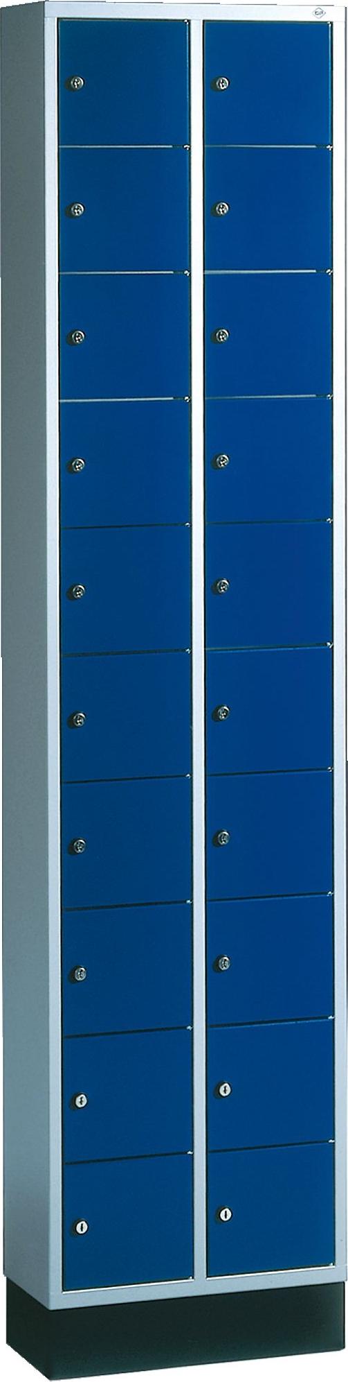 C und P C+P Wertfachschrank "S 4000 Intro", Enzianblau (RAL 5010) 8070-203