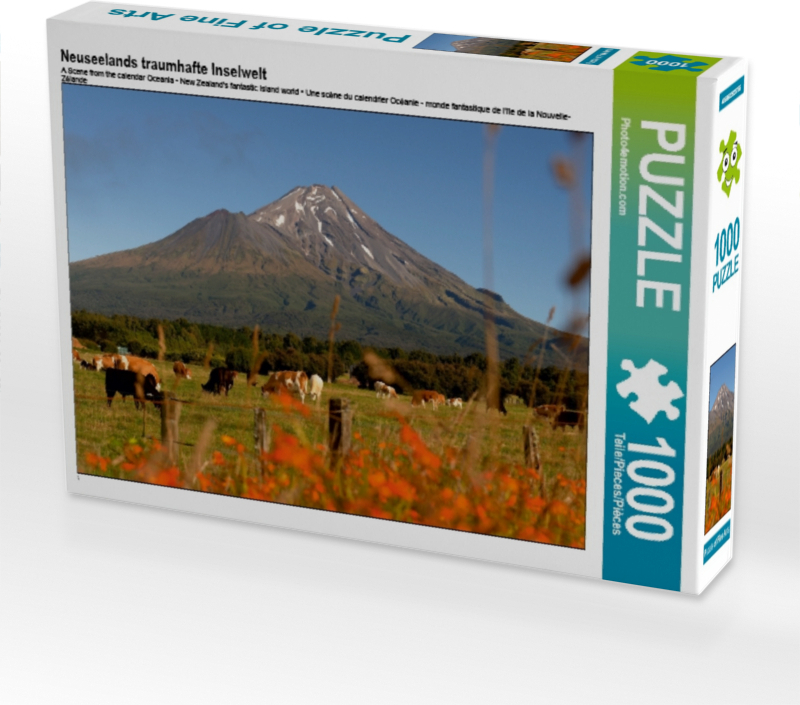 Calvendo Neuseelands traumhafte Inselwelt 1000 Teile Puzzle quer 640x480mm, CALVENDO; 7340449