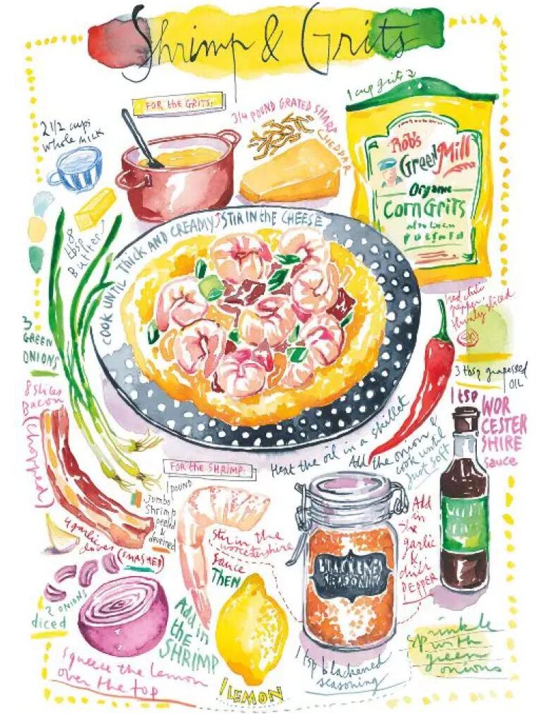 MAGNOLIA Puzzle Garnelen mit Grieß 1000 dlks 06021