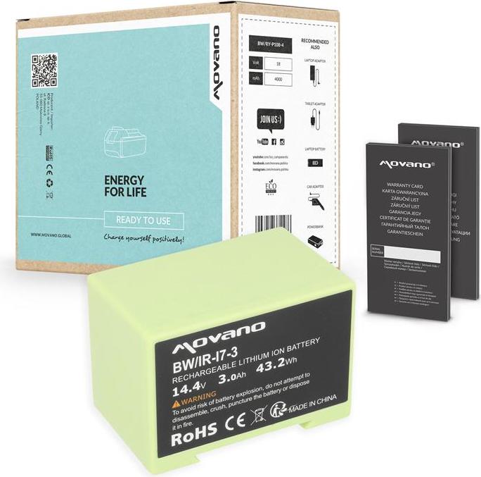 Batéria pre iRobot Roomba ABL-D1 14,4 V 3,0 Ah