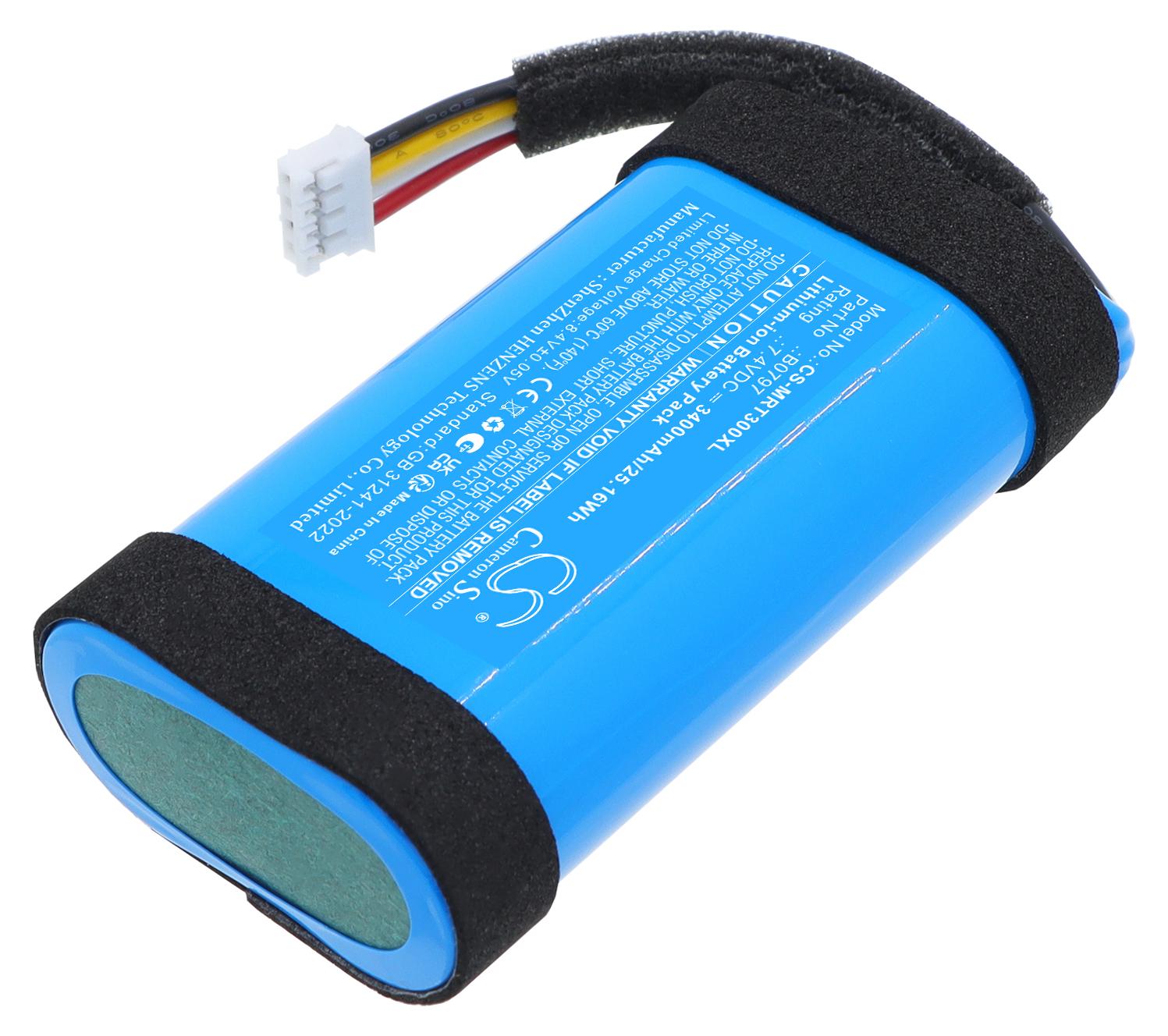 TECHTEK Akku Kompatibel mit [Marshall] Emberton 3, Emberton III Ersetzt B0797