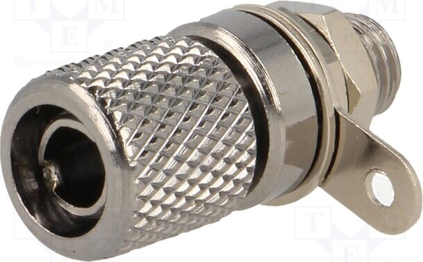 TNE 1x Buchse 4mm Bananen L: 25,5mm 60VDC Öffng: Ø6,2mm Bananenbuchsen 4mm 10A _1GH_BC-115