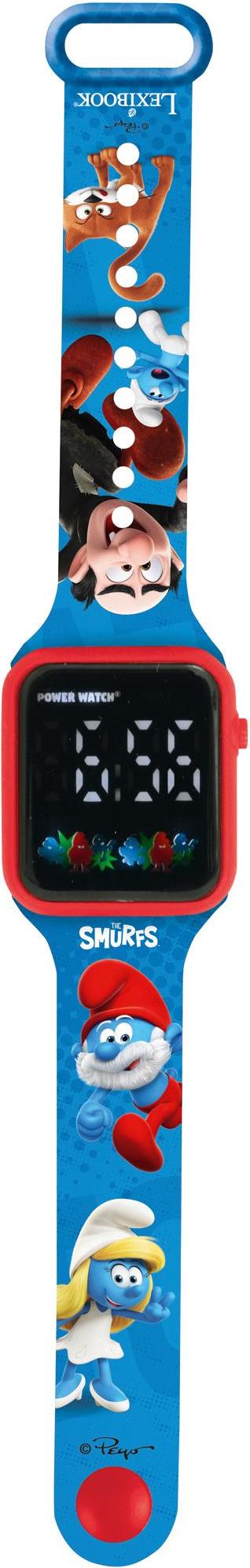 Šmolkovia LED digitálne hodiny