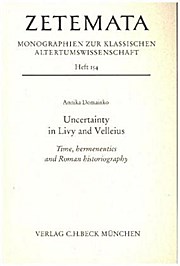 Beck Uncertainty in Livy and Velleius
