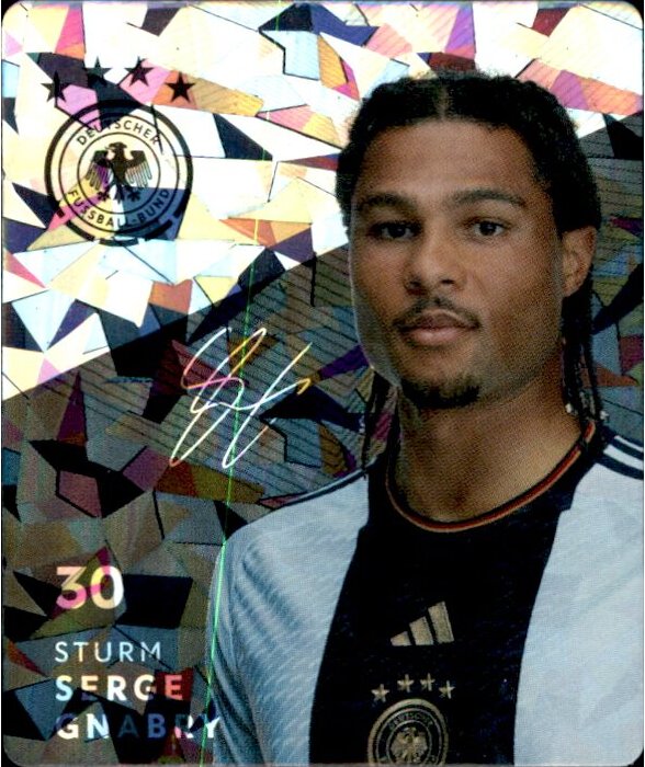 GLITZER Karte 30 - Serge Gnabry - WM 2022 REWE 3311