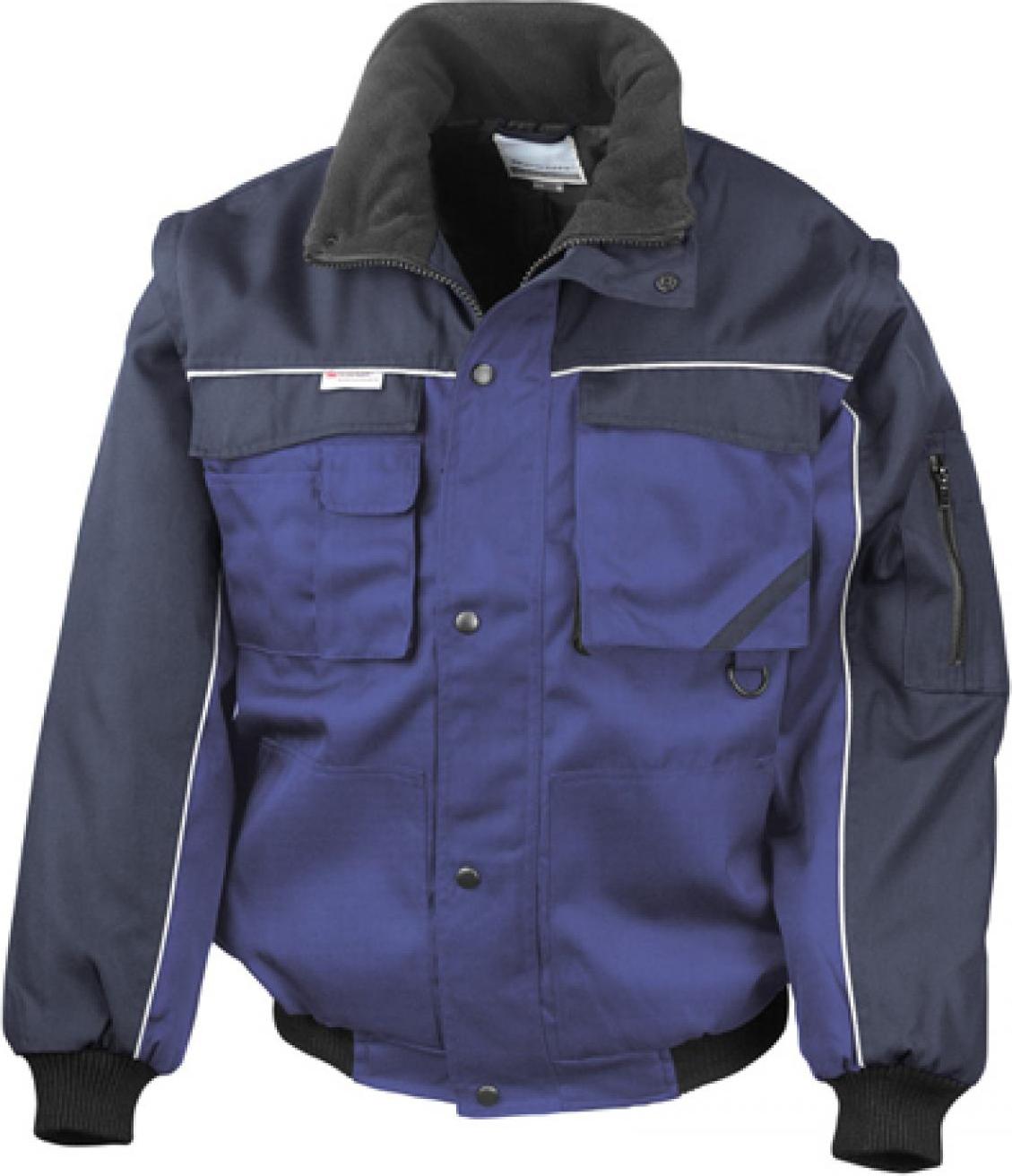 Result WORK-GUARD R71X | Workguard Heavy Duty Jacket / Arbeitsjacke - Farbe: Royal/Navy - Größe: M