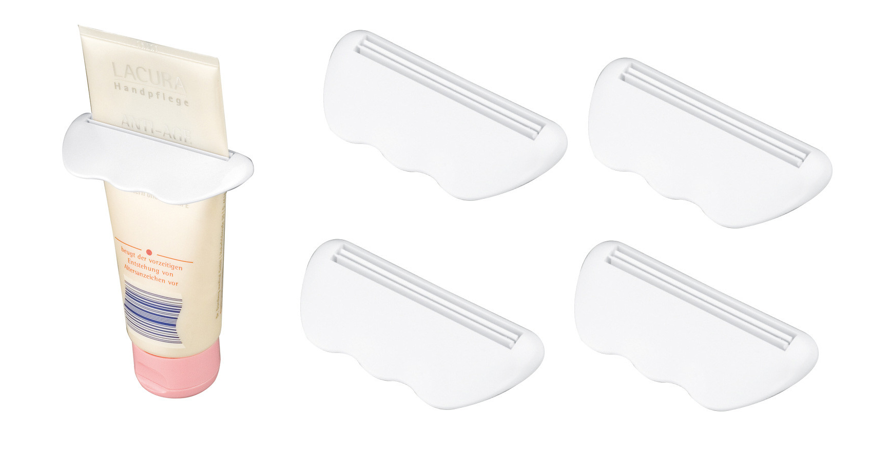 Livepac Office 5x Tubenentleerer / Farbe: weiß