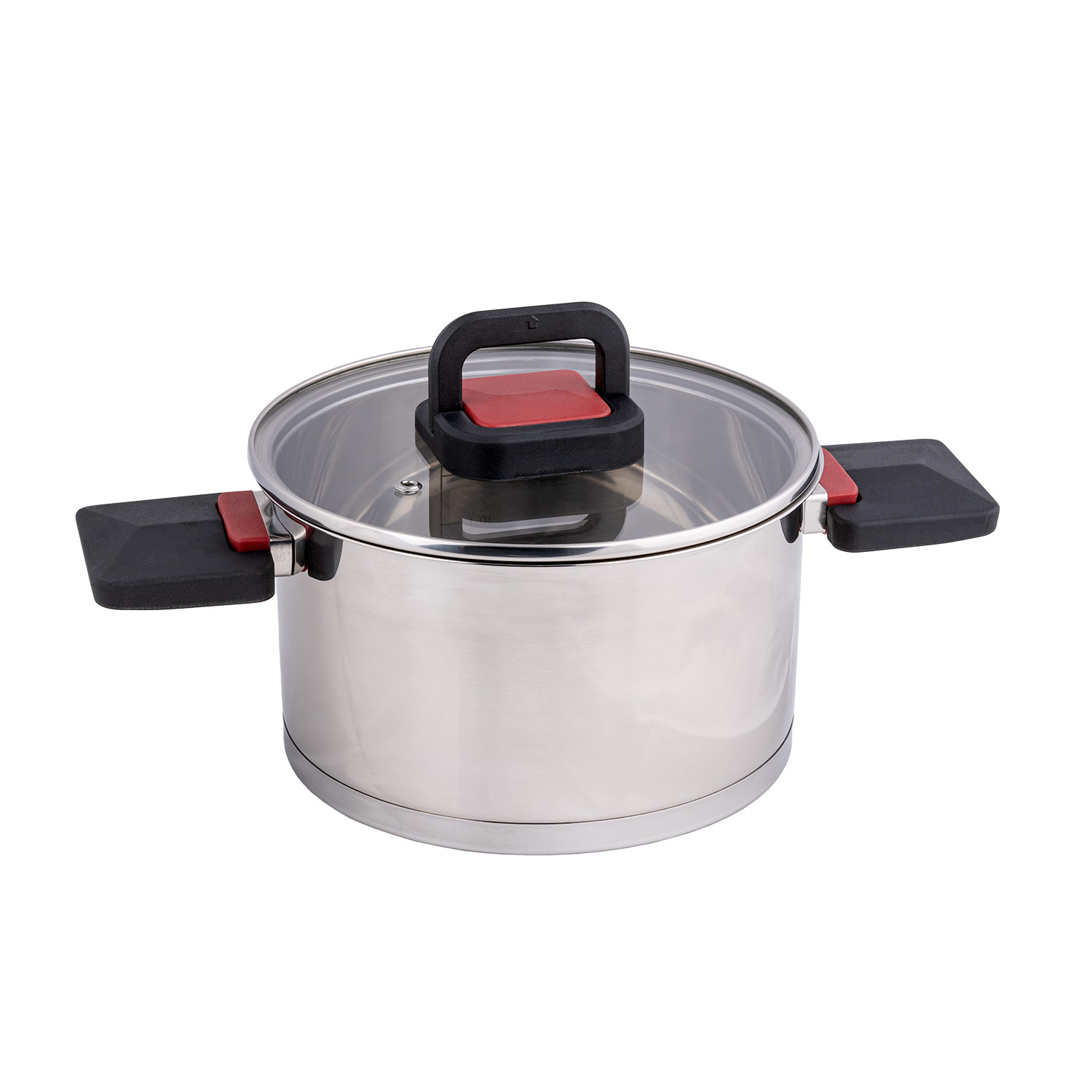 TOPFANN Topf 5L Edelstahl Kochtopf Klappgriffen Suppentopf Induktion Universaltopf Fleischtopf 24cm Elexo