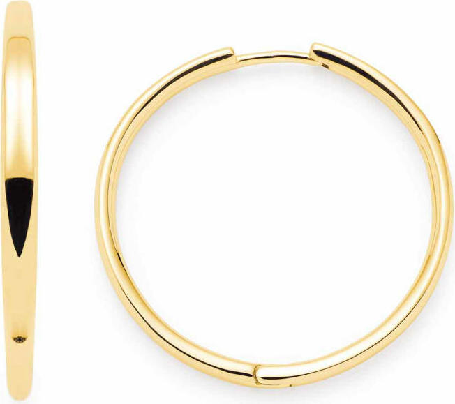 Orecchini A Cerchio JEWELS BY LEONARDO Inka – Acciaio Inox Placcato Oro, Con Perle Finte, Modello Pieghevole - 2