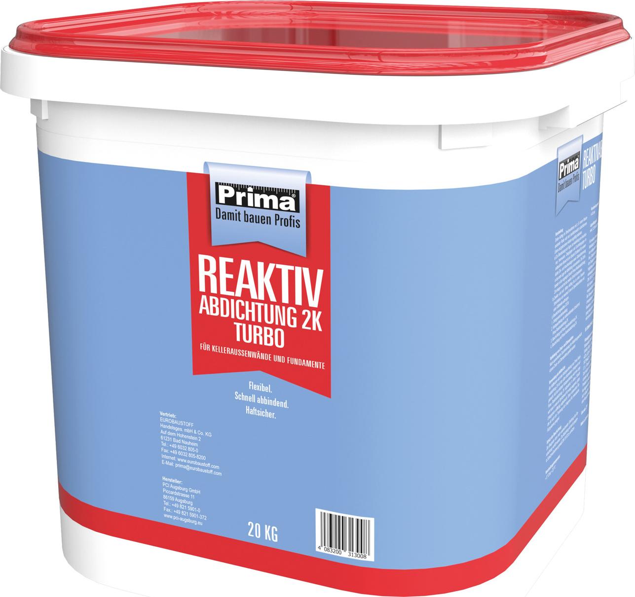 Eurobaustoff Prima Reaktivabdichtung 2K Turbo 20 kg 55586295
