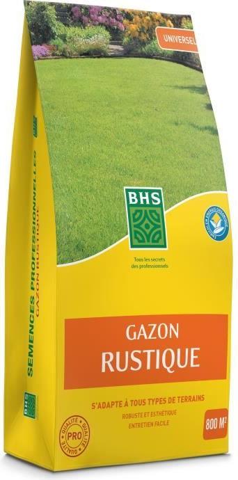 Sonstiges Rasen – BHS – Rustikaler Rasen 20 kg, für traditionelle Gärten und alle Bodenarten