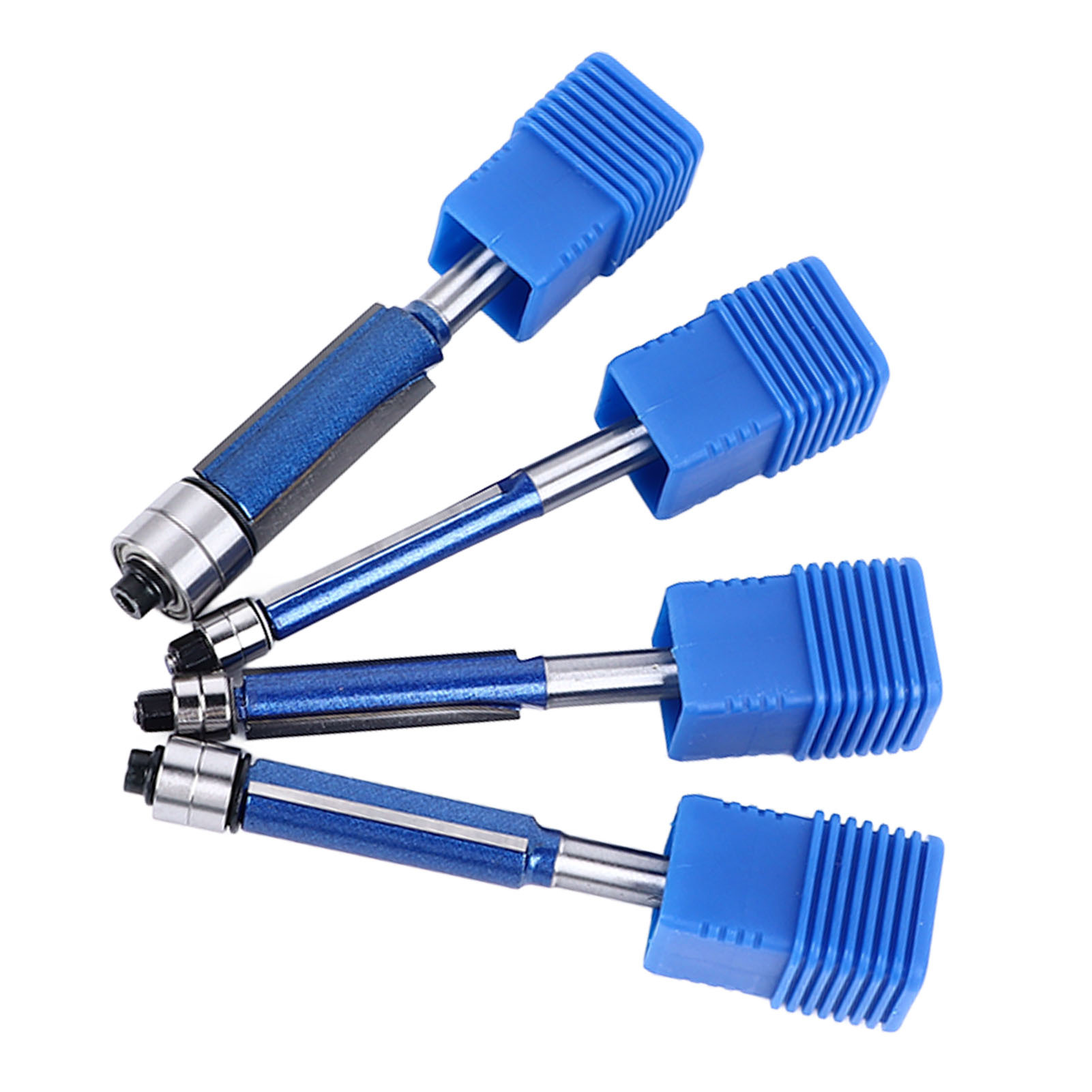 Cocosity Flush Trim Bit,Flush Trim Bit Set,Flush Trim Router Bit,Top Bearing Flush Trim Bit,Double Bearings Flush Trim Bit,Straight Bit