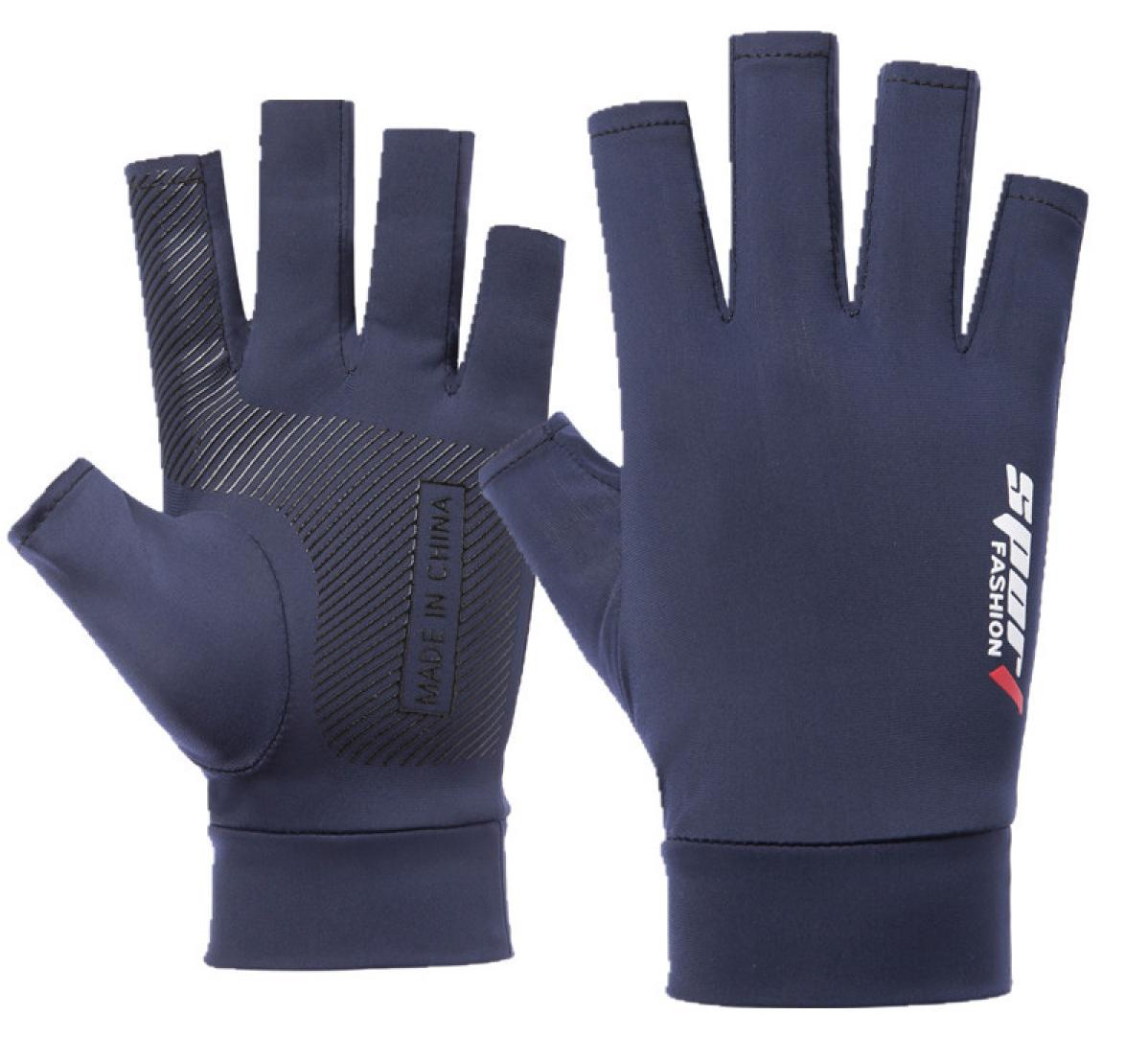 Meoiruery Sonnenschutzhandschuhe für Herren, Sommer, aus Eisseide, zum Autofahren, Reiten, Angeln, rutschfest, atmungsaktiv, mit vollen Fingern, zwei Fingern KAU-ER-LYS-PH-20260318-1