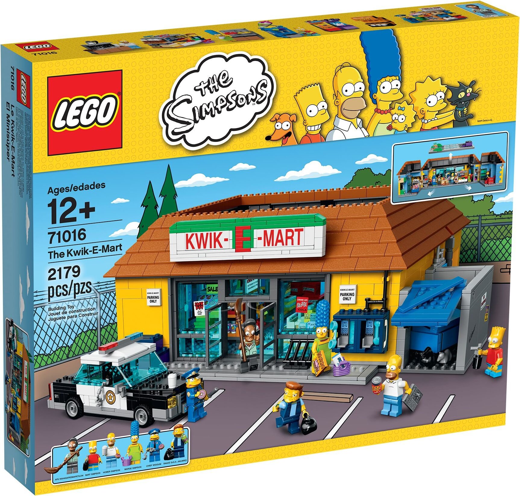 Lego The Kwik-E-Mart The Simpsons, 38 cm, 27 cm, 14 cm Image