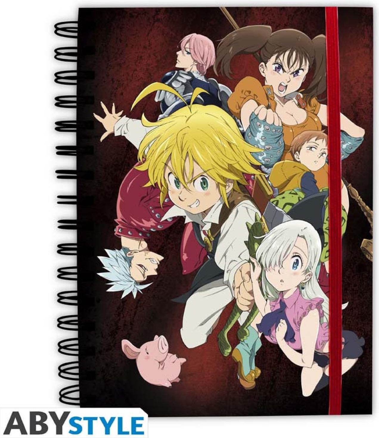 ABYstyle THE SEVEN DEADLY SINS - Notebook Spirale Meliodas and the Sins
