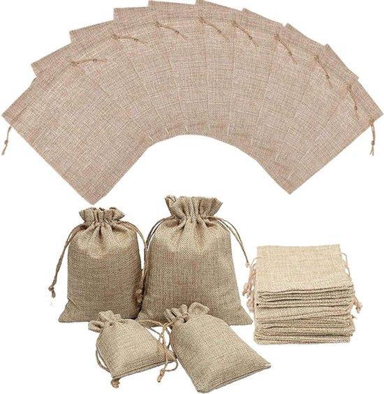 OEM Jute-Tüten Mit Riemenzug - 20 x 30 cm - für Schmuck, Kosmetik, kleine Geschenke und mehr 2026