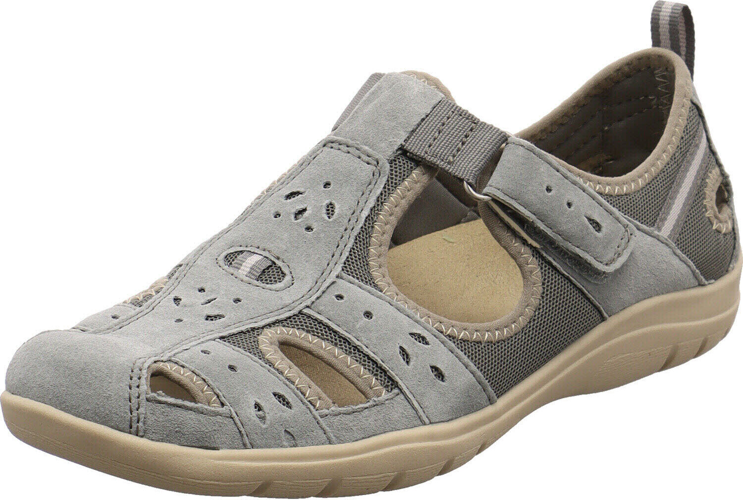 Free Spirit Damen Slipper Cleveland grau 35000 GRAU