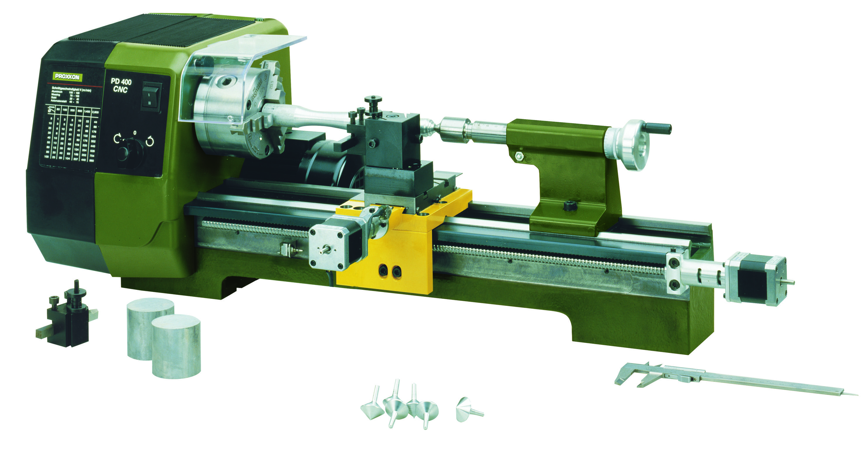 Proxxon Präzisionsdrehmaschine PD 400/CNC 870 W Motordrehzahl 1400/2800 /min 4677168