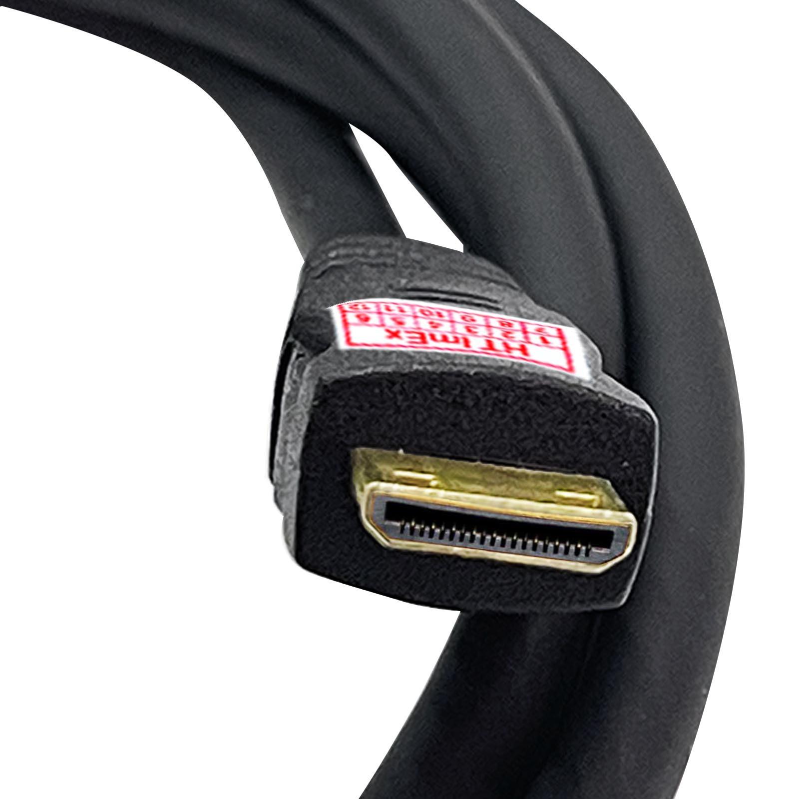 HT ImEx 1,5m - mini HDMI auf HDMI Kabel für Canon EOS 6D, 90D, 650D Digitalkamera - Mini C