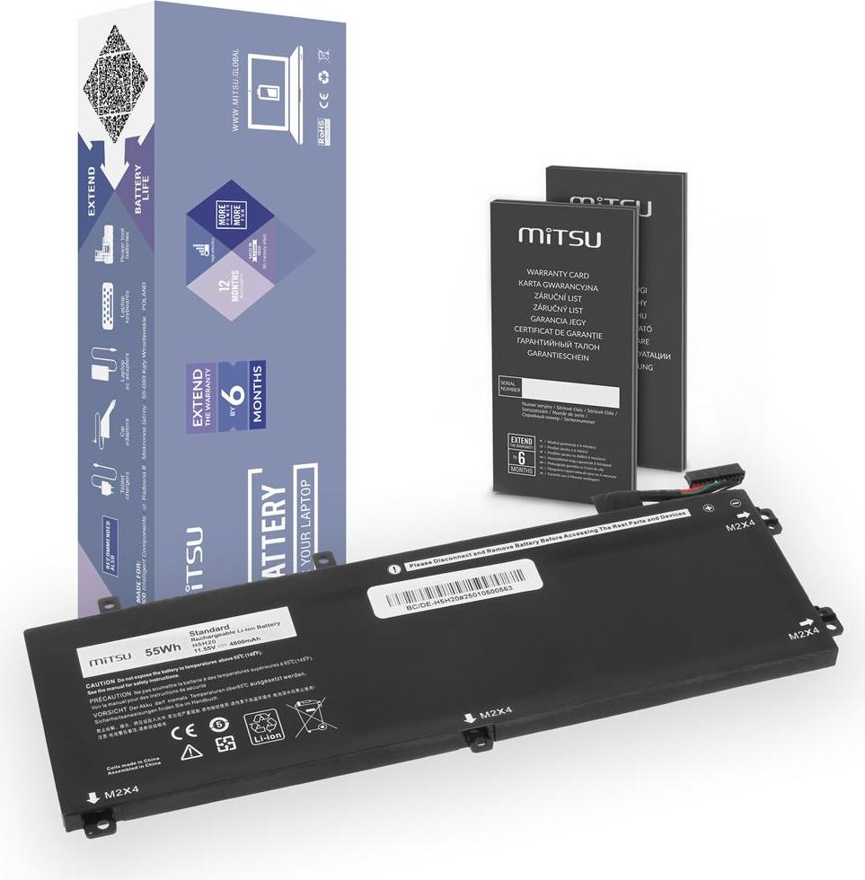 Mitsu Dell XPS 15 9550 9560 H5H20 4910 mAh