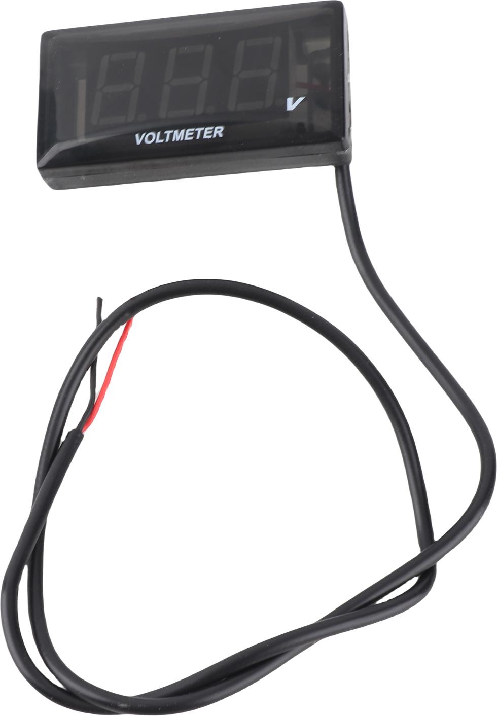 Mintice 52 Mm Voltmeter – Digitale Batteriespannungsanzeige Mit Weißlicht, Universell Für Auto & Motorrad, 8–16 V Batterie Monitor Auto