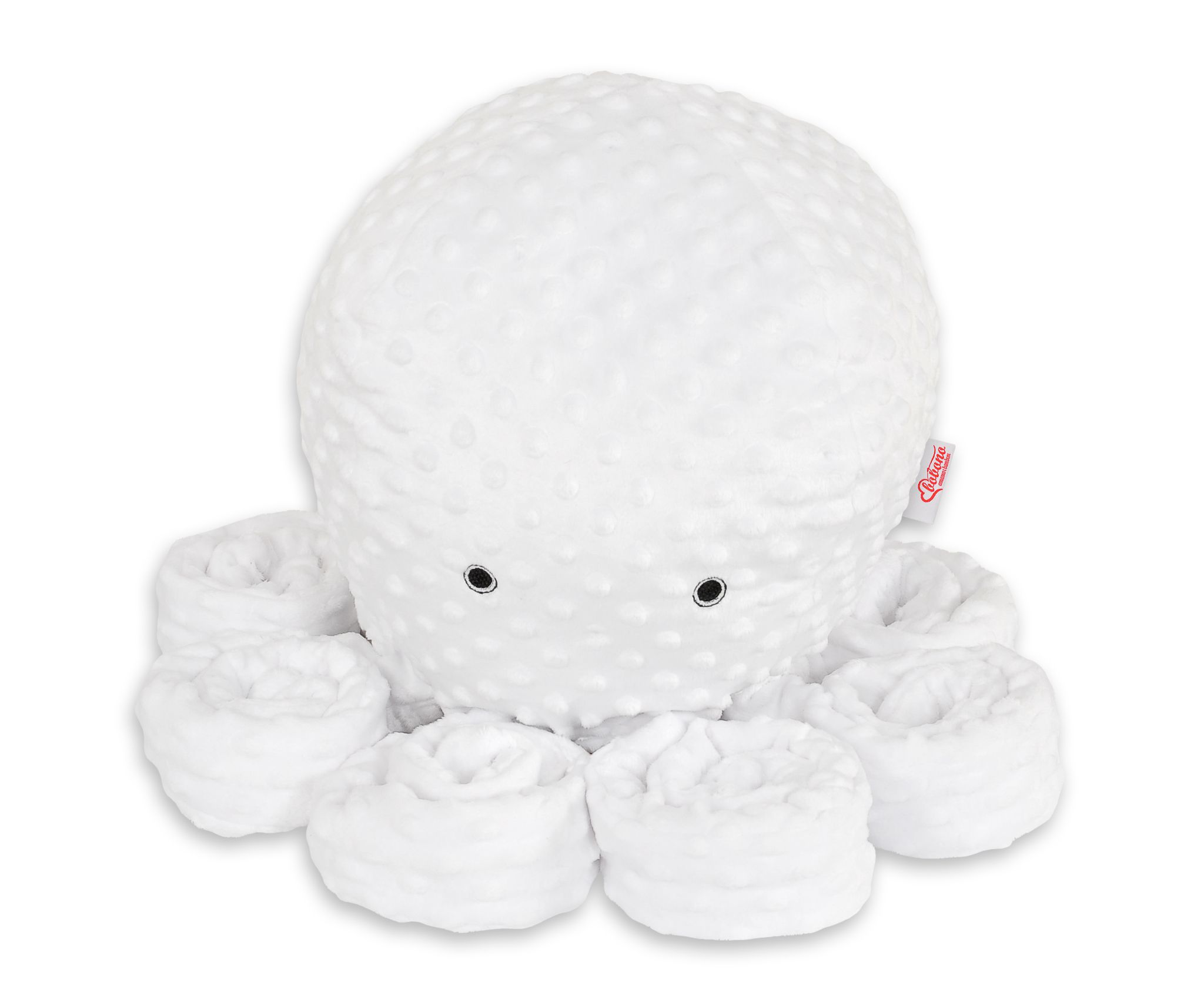 Bobono Großes Kuscheltier Oktopus XXL - weiß