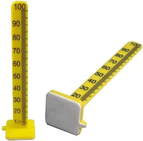 Karl Dahm Höhenmesspunkte gelb, 100 mm | 99 Stück, Art. 12038