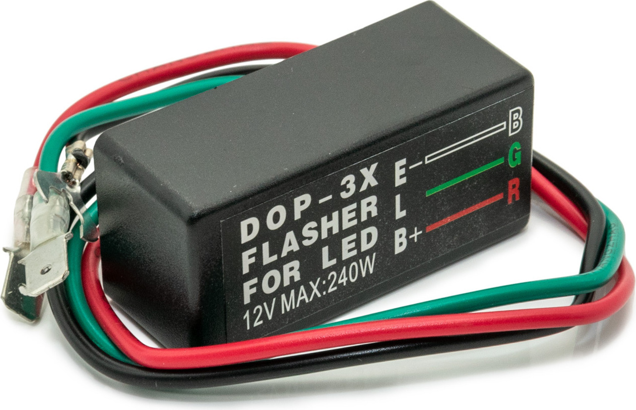 Flashtec Blinkgeber Flashtec Blinkerrelais 12V 3 PIN, universal für LED Blinker FT-0005