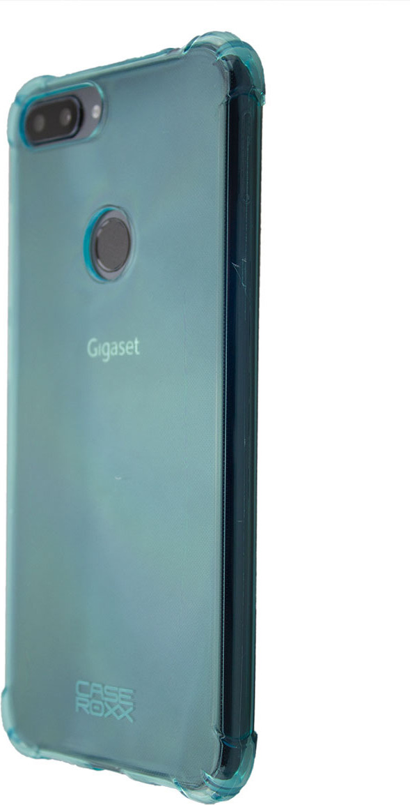 Foto-kontor TPU Handyhülle Für Gigaset GS160 / GS170 – Blaue, Flexible Schutzhülle Mit Präzisen Aussparungen, Rutschfest & Stoßdämpfend