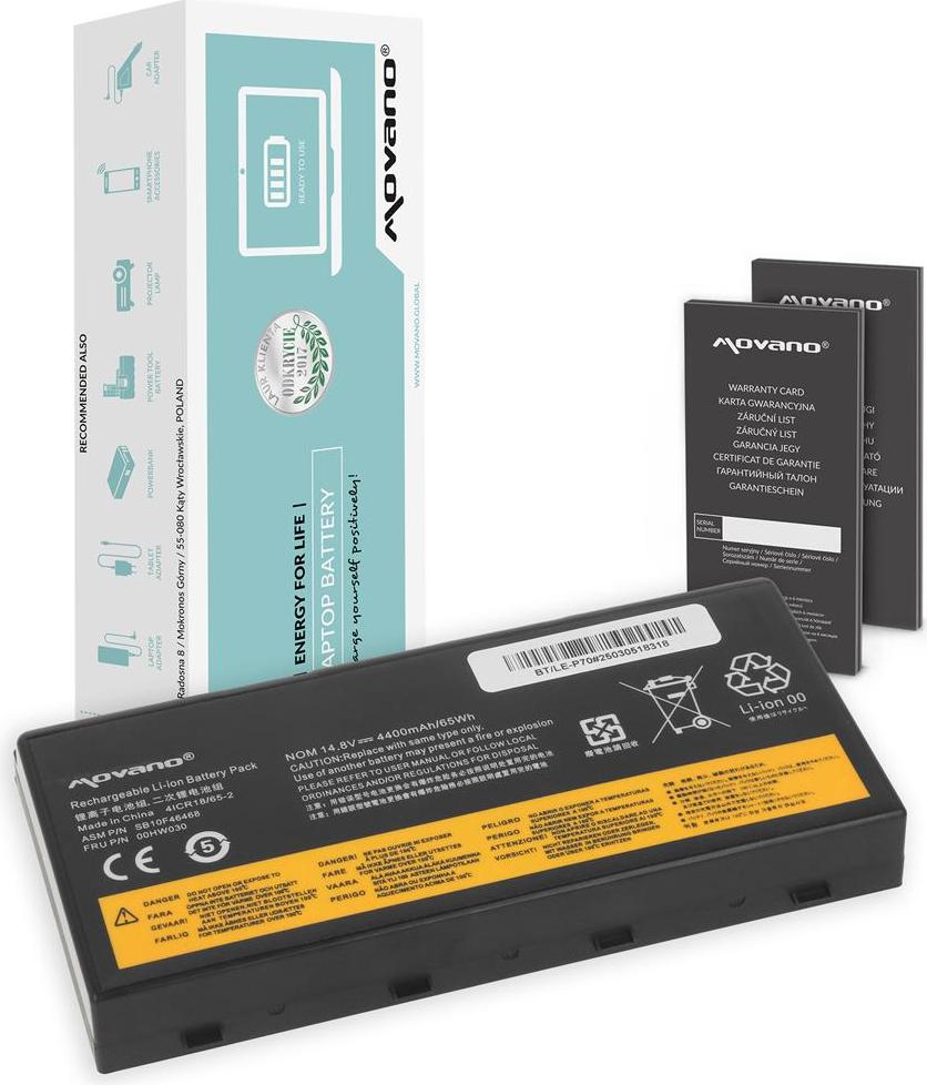 Batéria 00HW030 01AV451 pre Lenovo ThinkPad P70 P71