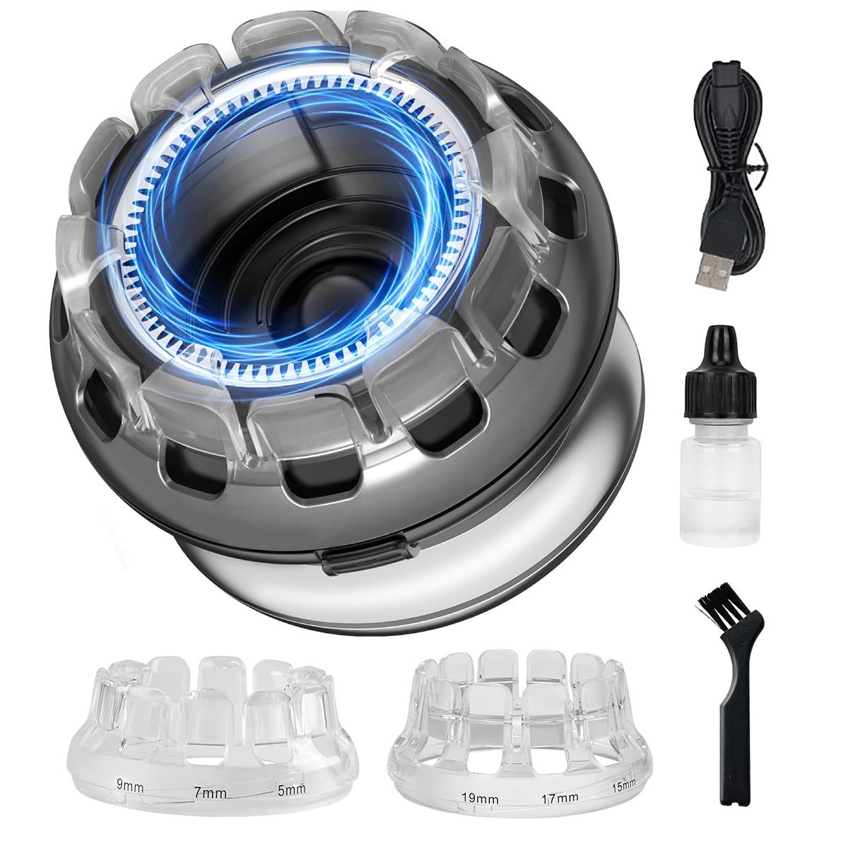 Dopwii Elektrischer Haarschneider kabellos, wasserdichtes Herren-Haarschneidegerät, komplettes Pflege-Set für Kurzhaar, für Zuhause & Reisen KAUF-TRAD-HC2008-018