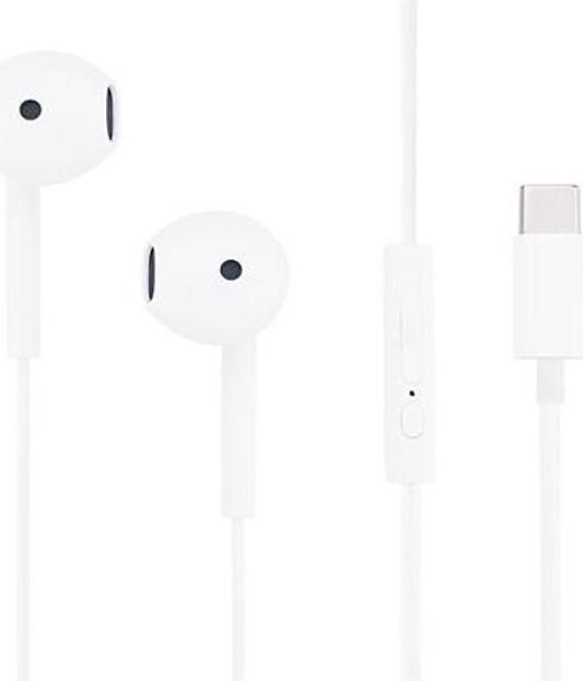 Grab 'N Go, káblové slúchadlá USB-C s mikrofónom a diaľkovým ovládaním, biele