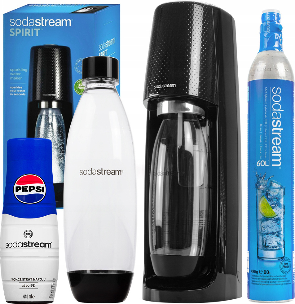 Výrobník sody SodaStream Easy Black + sirup Pepsi