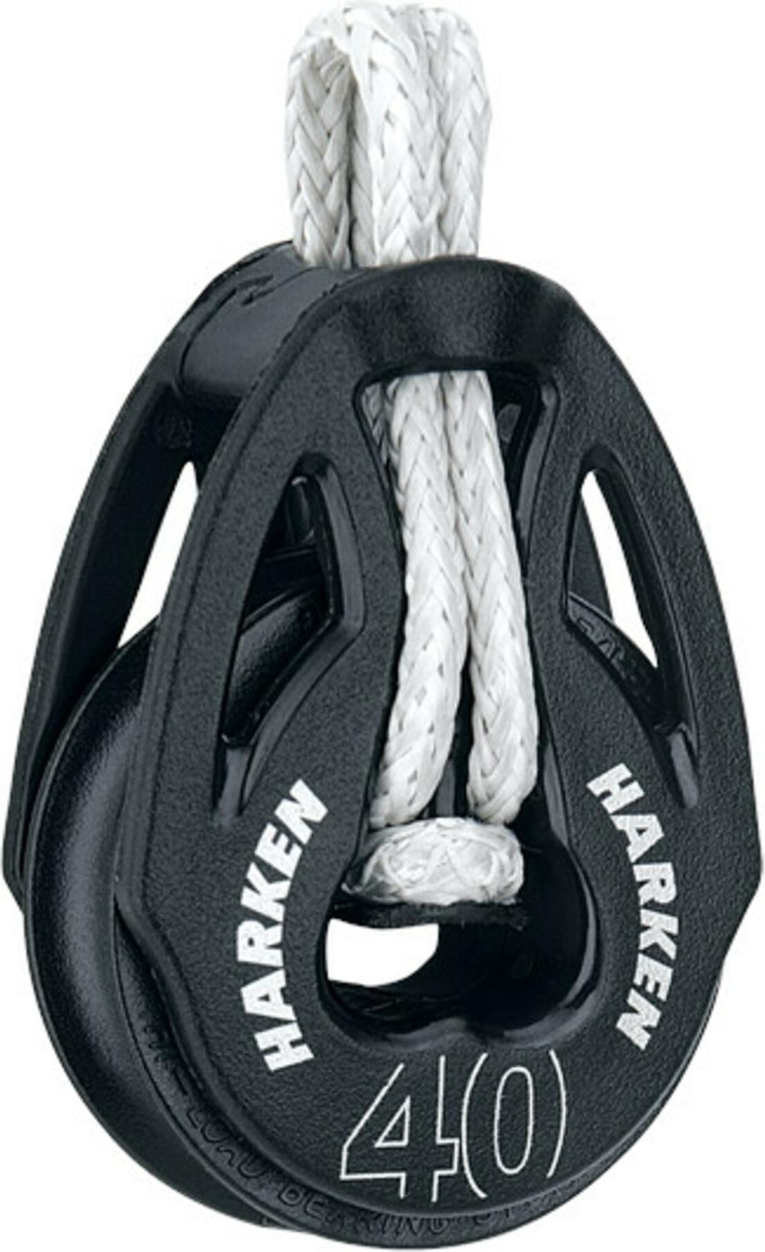 Harken Carbo T2 Schlaufenrolle 40 Mm Schwarz Schwarz One Size AWN-44214