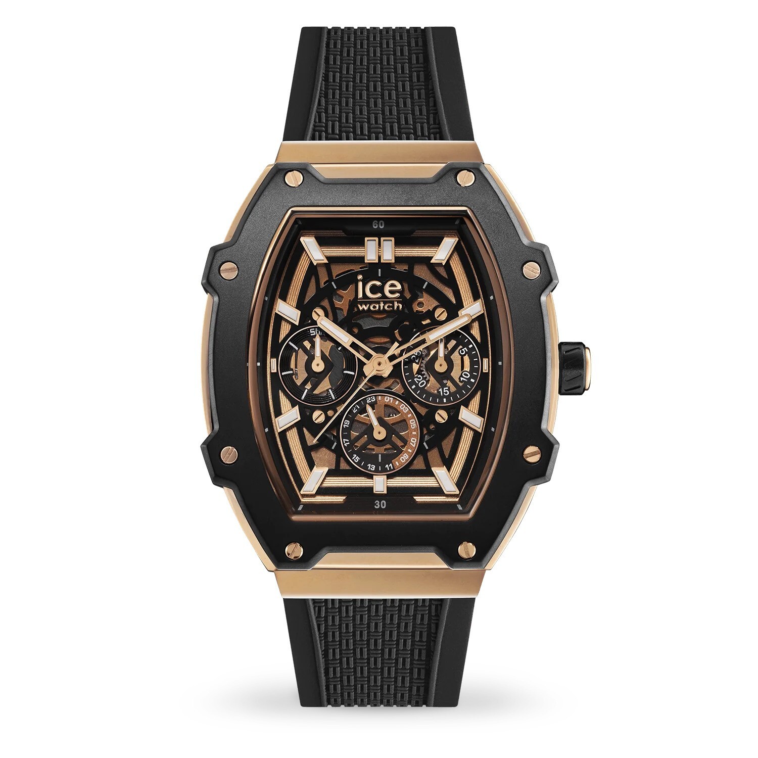 Hodinky Ice-Watch Ice Boliday Black Rose Gold Skel (M)