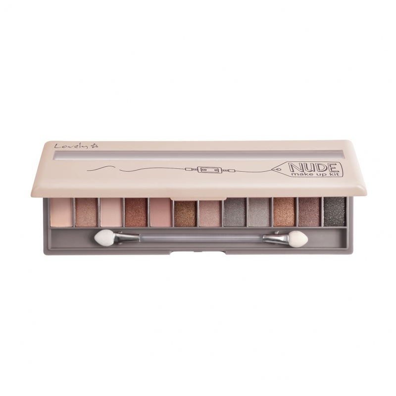 Lovely - Nude Make Up Palette Palette Eyeshadow 13g OC154