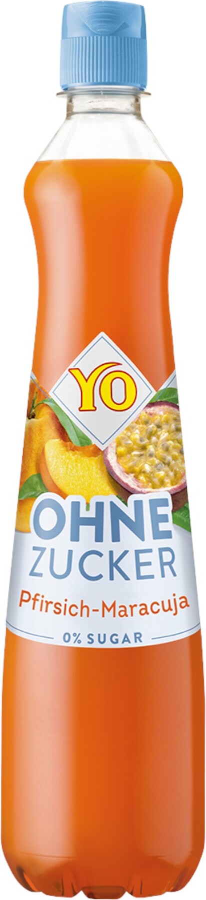 YO Sirup Pfirsich-Maracuja 0 % Zucker 700 ml