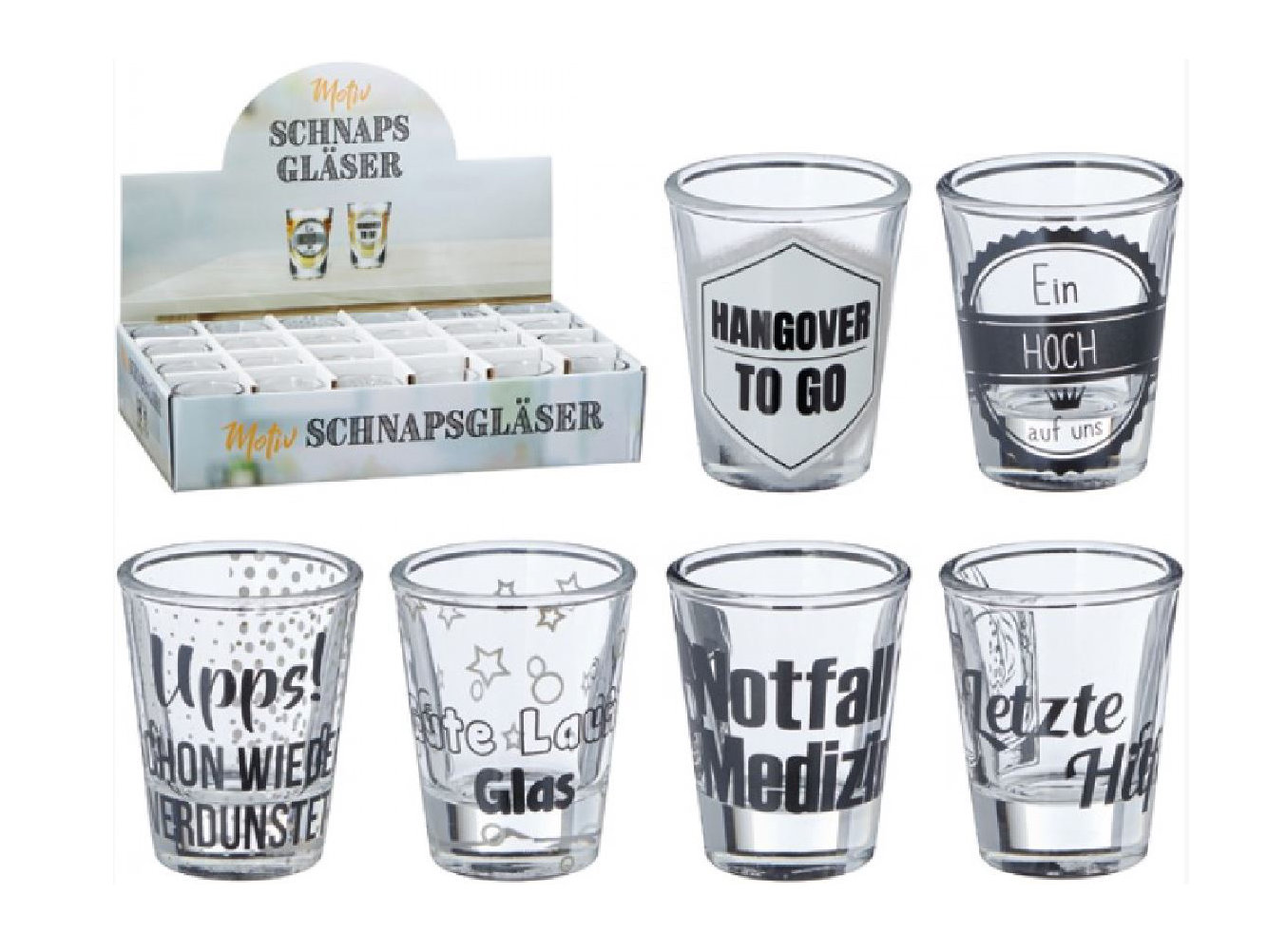 Schnapsgläser Shooter Stamper Partygläser 40 Kaufland.de